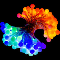 Șirag ghirlandă luminoasă LED Party 50 LED 5 m | colorat č.3