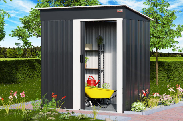 Magazie de grădină 181 x 150 x 75cm | antracit č.2