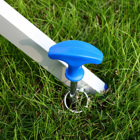 Uscător rotativ din aluminiu 103 x 168 cm | argintiu č.7