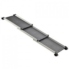 Rampă din aluminiu pentru câini, 159 x 42 x 11,5 cm | negru č.3