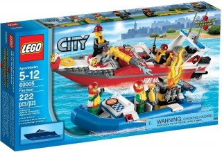 LEGO City 60005 Barca pompieri č.1