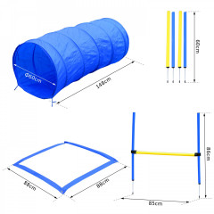 Obstacol de agilitate cu tunel pentru căini č.3