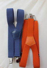 Bretele pentru copii 2-6 ani | albastru + portocaliu č.1