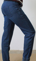 Pantaloni de damă denim | albastru č.3