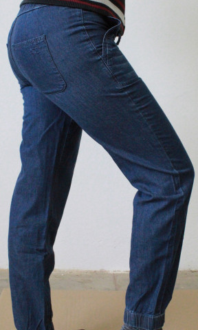 Pantaloni de damă denim | albastru č.3