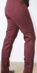 Pantaloni de femei | burgundy č.3