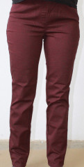 Pantaloni de femei | burgundy č.1