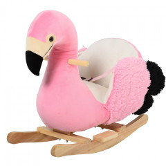 Balansoar Flamingo pentru copii | 60 x 33 x 52 cm