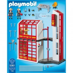 Playmobil 5361 Stație de pompieri cu alarma č.2