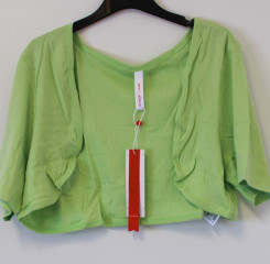 Tricou scurt pentru femei | verde deschis