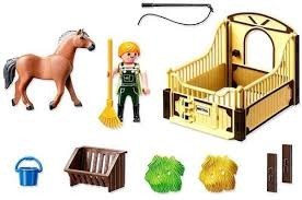 Playmobil 5517 Cal maro cu țarc č.2