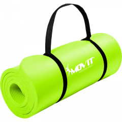 Saltea de gimnastică 190 x 60 x 1,5cm | verde neon