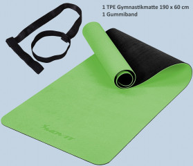 Saltea de gimnastică TPE 190 x 60 x 0,6 cm | verde č.3