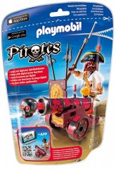 Playmobil 6163 Pirata cu tun roșu č.1