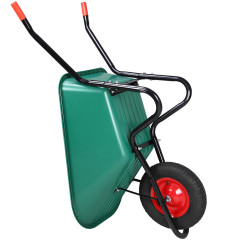 Roabă de grădină din plastic 100 l / 150 kg | verde č.3