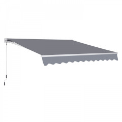 Marchiză retractabilă 3,5 x 2,5 m | gri