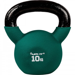 Ganteră Kettlebell cu neopren 10 kg | verde č.1