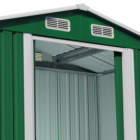 Căsuța de gradina cu bază XXL 312cm x 257cm x 177,5cm | verde č.4