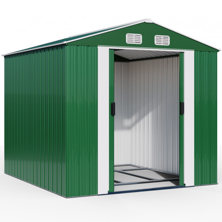 Căsuța de gradina cu bază XXL 312cm x 257cm x 177,5cm | verde