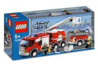 LEGO City 7239 Mașina pompieri č.1