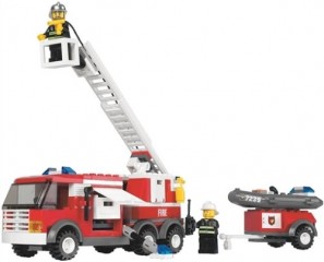 LEGO City 7239 Mașina pompieri č.3