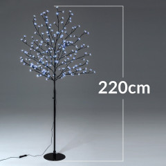LED Pom cu luminițe, flori de cireș, 220 cm 220 LED | albastru č.3