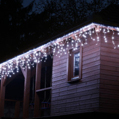 Lanț luminos, picături de ploaie, LED de Crăciun 5m inclusiv telecomandă | Alb rece 200 LED č.2