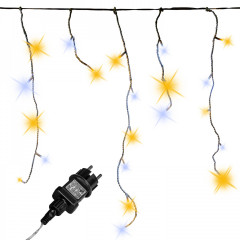 Ghirlandă luminoasă LED 600 LED 15 m | alb rece+cald č.1