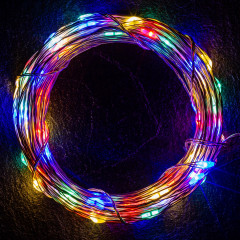 Instalație LED de Crăciun 100 LED colorat | 2 bucăți č.2