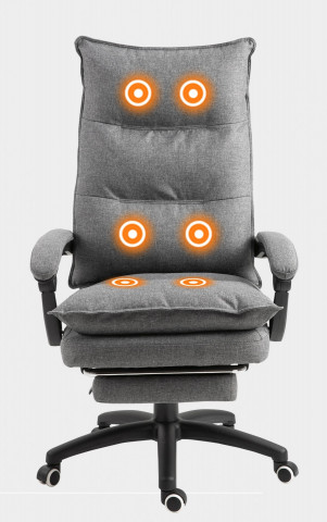 Fotoliu de birou Vinsetto | gri č.8