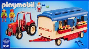 Playmobil 9041 Tractor cu o rulotă č.2