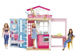 Mattel Barbie Casa 2 in 1, cu bazin + 3 păpuși č.3