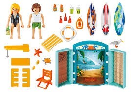 Playmobil 5641 Valiza portabilă Magazin plaja č.2