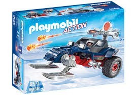 Playmobil 9058 Piratul Arctic cu Snowmobil č.1