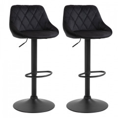 2x scaun de bar Kylie | negru č.3