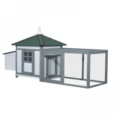 Coteț din lemn pentru păsări | 196 x 76 x 97 cm č.2