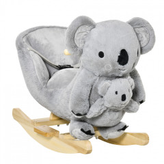 Balansoar model koala cu sunete | 60 x 33 x 50 cm