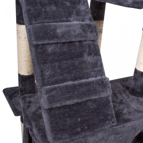 Ansamblu de joaca pentru pisici 170x62x75 cm | gri închis č.7