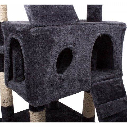 Ansamblu de joaca pentru pisici 170x62x75 cm | gri închis č.8