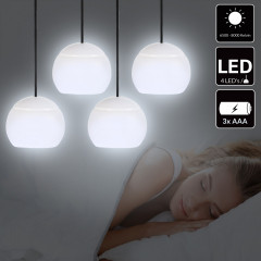Lampă LED suspendată 4 LED-uri | 4 bucăți