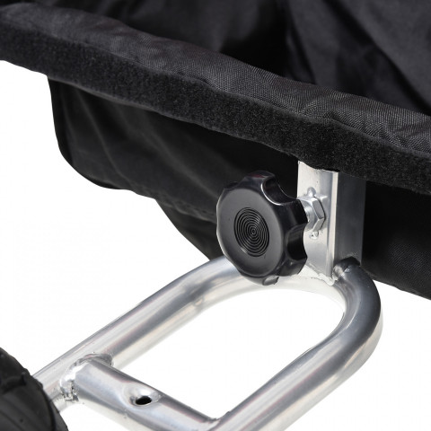 Remorcă de bicicletă, pentru 2 copii Jogger 2 in 1, | verde - negru č.10