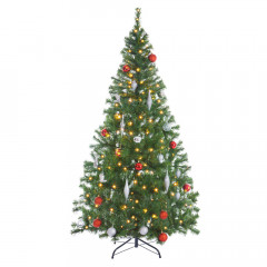 Pom de Crăciun cu iluminare 140 cm | verde č.2