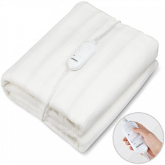 Pătură TV cu încălzire 190 x 80 cm | albă č.2