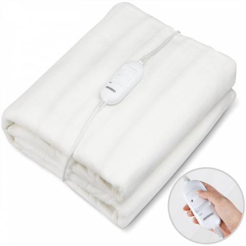 Pătură TV cu încălzire 190 x 80 cm | albă č.2