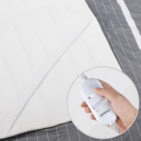 Pătură TV cu încălzire 190 x 80 cm | albă č.7