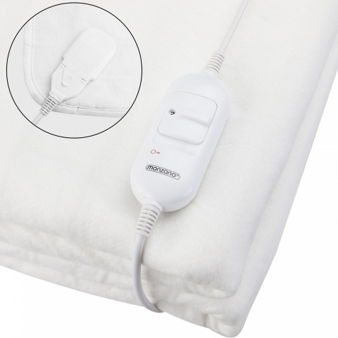 Pătură TV cu încălzire 190 x 80 cm | albă č.5