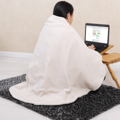Pătură fleece cu încălzire 145 x 100 cm | crem č.3