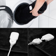 Pătură TV cu încălzire ?i timer 180 x 130 cm | antracit č.3
