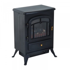Șemineu electric LED 950/1850W | negru č.2