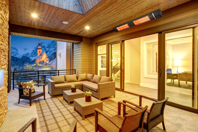 Încălzitor infraroșu cu telecomandă 3000W | negru č.2